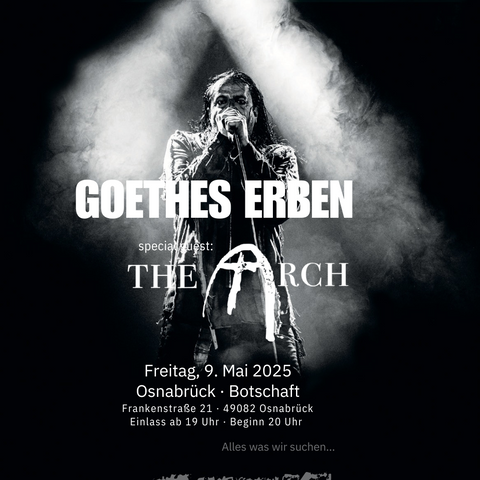 Hardticket Goethes Erben LIVE in Osnabrück am 09.05.2025