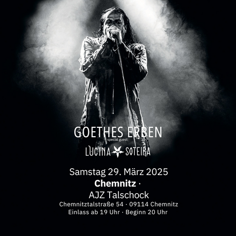 Hardticket Goethes Erben LIVE in Chemnitz on 29.03.2025