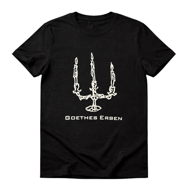 T-Shirt Rundhalskragen, weit / Kerzenleuchter "Unisex" Goethes Erben
