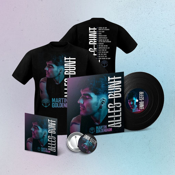 Martin Goldenbaum "Alles bunt" Vinyl + Shirt Bundle - VORVERKAUF